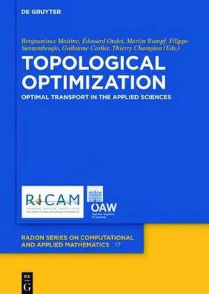 Topological Optimization: Optimal Transport in the Applied Sciences de Bergounioux Maitine