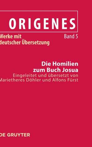 Die Homilien zum Buch Josua de Marietheres Döhler