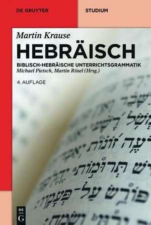 Hebräisch: Biblisch-Hebräische Unterrichtsgrammatik de Michael Pietsch