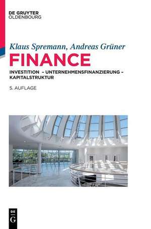 Finance de Andreas Grüner
