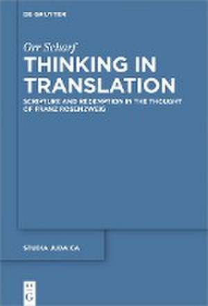 Thinking in Translation de Orr Scharf