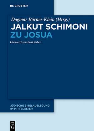 Jalkut Schimoni Zu Josua de Dagmar Borner-Klein