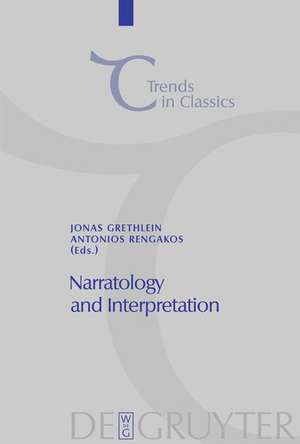 Narratology and Interpretation de Antonios Rengakos