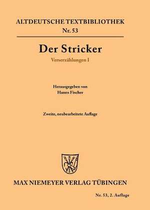 Verserzählungen I de Der Stricker