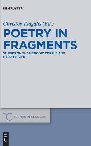 Poetry in Fragments de Christos Tsagalis