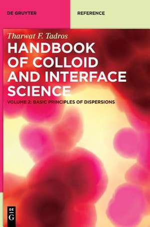 Basic Principles of Dispersions de Tharwat F. Tadros