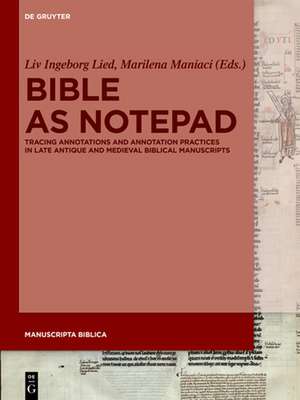 Bible as Notepad de Marilena Maniaci