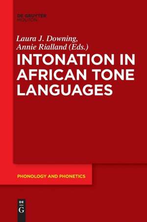 Intonation in African Tone Languages de Annie Rialland