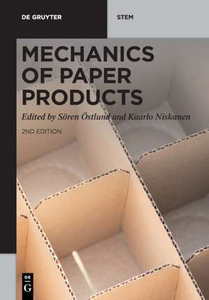 Mechanics of Paper Products de Sören Östlund