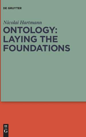 Ontology: Laying the Foundations de Nicolai Hartmann