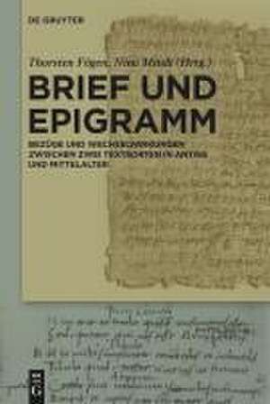 Brief und Epigramm de Thorsten Fögen