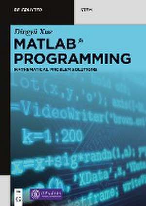 MATLAB Programming de Dingyu Xue