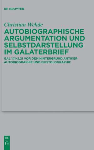 Wehde, C: Autobiographische Argumentation und Selbstdarstell