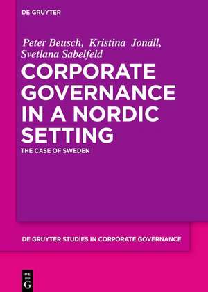 Corporate Governance in a Nordic Setting de Peter Beusch