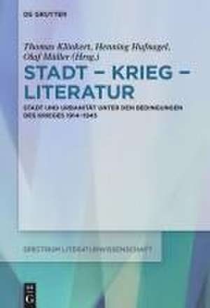 Stadt ¿ Krieg ¿ Literatur de Henning Hufnagel