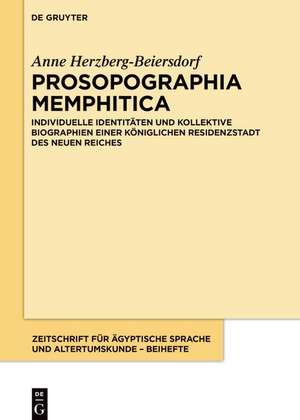 Herzberg-Beiersdorf, A: Prosopographia Memphitica