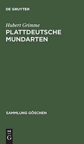 Plattdeutsche Mundarten de Hubert Grimme