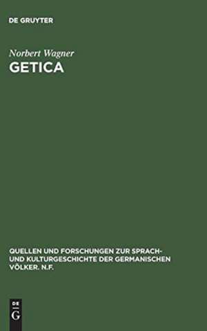 Getica: Untersuchungen zum Leben des Jordanes und zur frühen Geschichte der Goten de Norbert Wagner