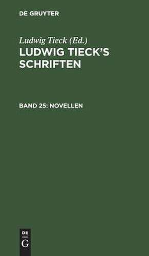 [Der Schutzgeist. Die Klausenburg. Abendgespräche. Wunderlichkeiten. Die Glocke von Aragon]: aus: [Schriften] Ludwig Tieck's Schriften, Bd. 25 de Ludwig Tieck