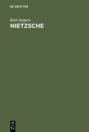 Nietzsche: Einführung in das Verständnis seines Philosophierens de Karl Jaspers