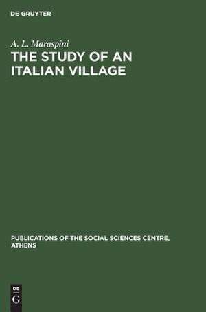 The study of an Italian village de A. L. Maraspini