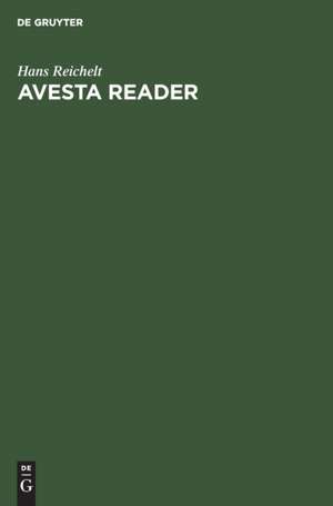 Avesta reader de Hans Reichelt