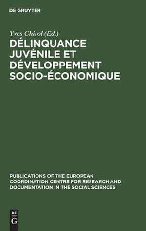 Délinquance juvénile et développement socio-économique de Yves Chirol