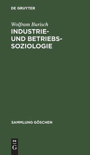 Industrie- und Betriebssoziologie de Wolfram Burisch