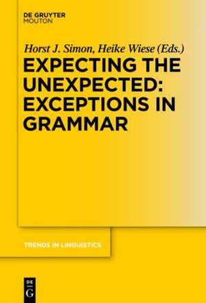 Expecting the Unexpected: Exceptions in Grammar de Horst J. Simon