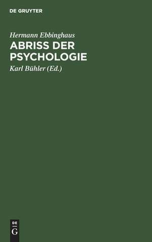 Abriss der Psychologie de Hermann Ebbinghaus