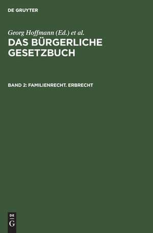 Familienrecht. Erbrecht de Georg Hoffmann