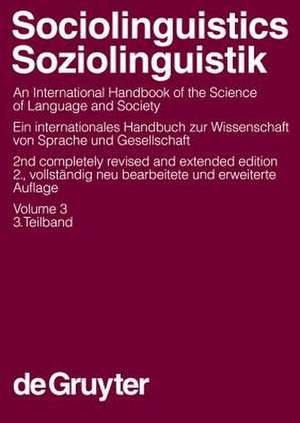 Sociolinguistics / Soziolinguistik. Volume 3