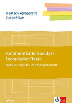 deutsch.kompetent Stundenblätter Kommunikation untersuchen