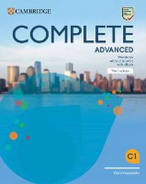 Complete Advanced. Third Edition. Workbook without Answers with eBook de Claire Wijayatilake