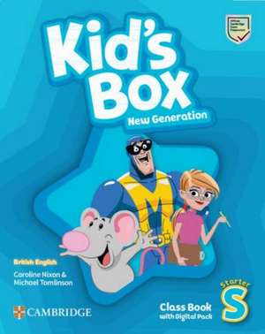 Kid's Box New Generation. Starter. Class Book with Digital Pack de Caroline Nixon