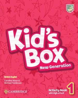 Kid's Box New Generation. Level 1. Activity Book with Digital Pack de Caroline Nixon