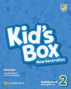 Kid's Box New Generation. Level 2. Activity Book with Digital Pack de Caroline Nixon