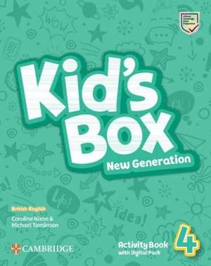 Kid's Box New Generation. Level 4. Activity Book with Digital Pack de Caroline Nixon