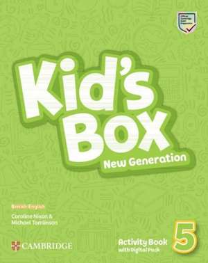 Kid's Box New Generation. Level 5. Activity Book with Digital Pack de Caroline Nixon