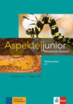 Aspekte junior C1. Medienpaket (4 Audio-CDs + Video-DVD) de Ute Koithan