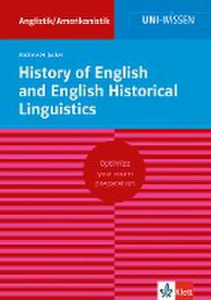 History of English and English Historical Linguistics de Andreas H. Jucker