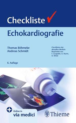 Checkliste Echokardiografie de Andreas Schmidt