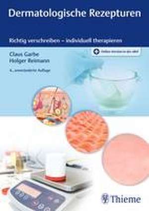 Dermatologische Rezepturen de Claus Garbe