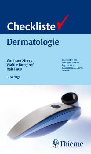 Checkliste Dermatologie de Wolfram Sterry