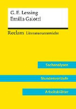 Gotthold Ephraim Lessing: Emilia Galotti (Lehrerband) de Peter Bekes