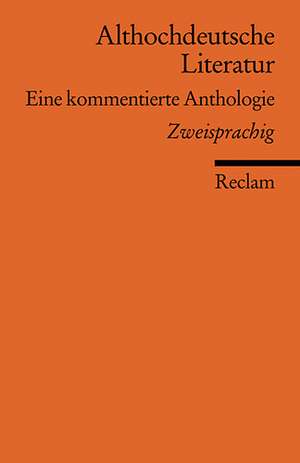 Althochdeutsche Literatur de Stephan Müller