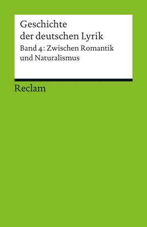 Geschichte der deutschen Lyrik de Bernhard Sorg