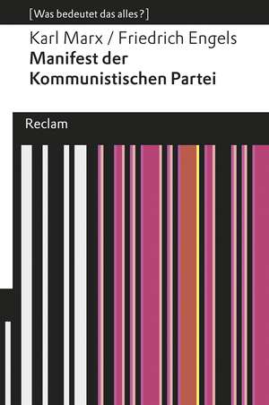 Manifest der Kommunistischen Partei de Karl Marx