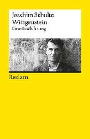 Wittgenstein. Eine Einführung de Joachim Schulte