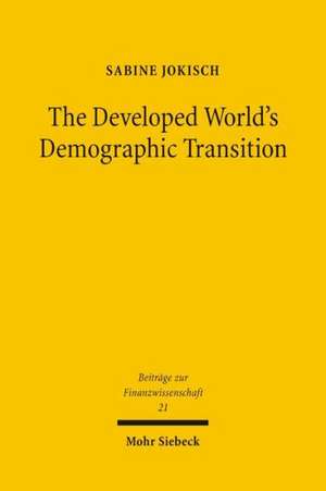 The Developed World's Demographic Transition de Sabine Jokisch